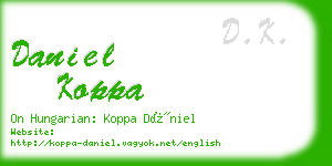 daniel koppa business card